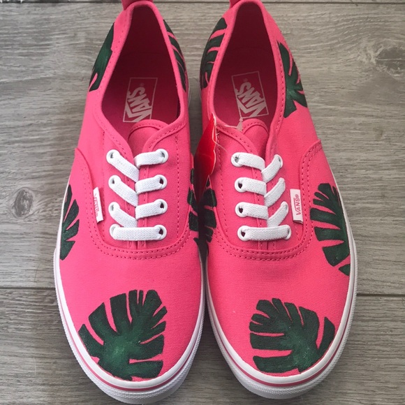 Pink hand painted vans, kids size 6 - Picture 13 of 13